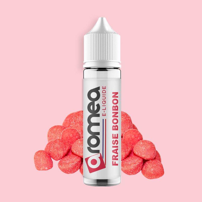 [E1D-10-08] E-liquide Fraise bonbon 50ml - Aromea