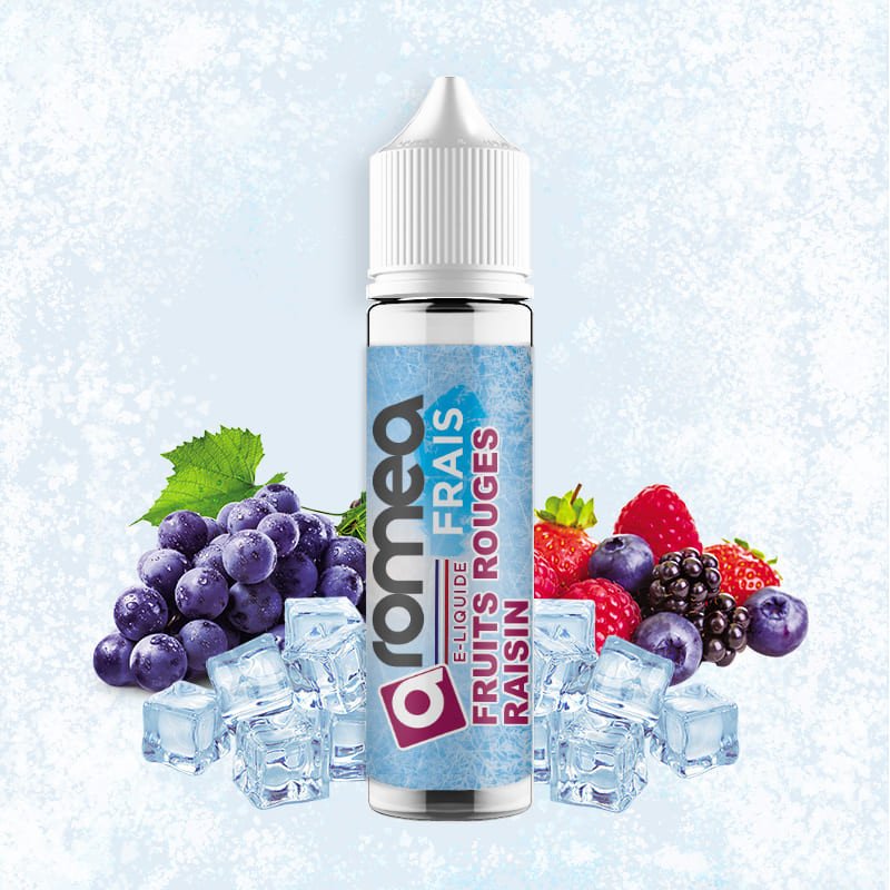 [E1D-30-14] E-liquide Fruits rouges/Raisin 50ml - Aromea FRAIS (0 mg)