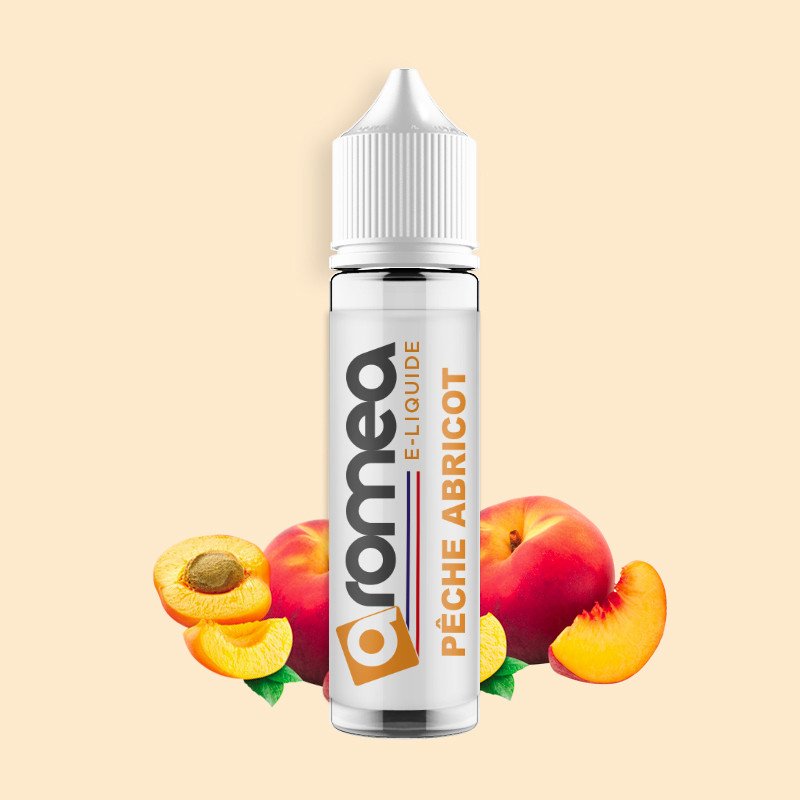 [E1D-40-15] E-liquide Pêche/abricot 50ml - Aromea (0 mg)