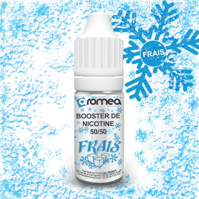 [Booster frais 50-50 boite de 10] Booster de nicotine Frais - Aromea (En boite de 10pcs)