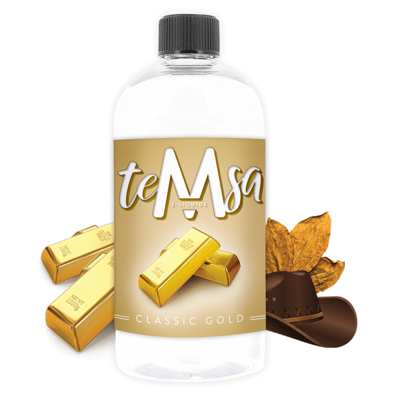TEMSA le e-liquide classic Gold - 500ml