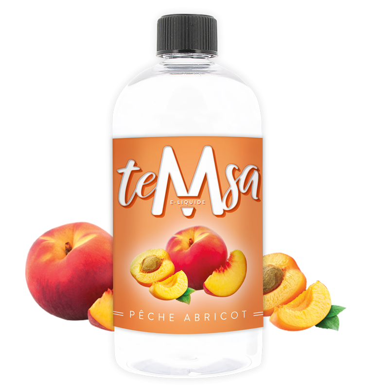 TEMSA le e-liquide Pêche/Abricot - 500ml