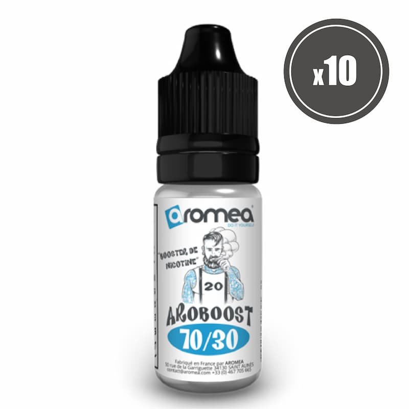 [boosters 70-30 boite de 10] Boosters de nicotine 70/30 - Aromea (En boite de 10pcs)
