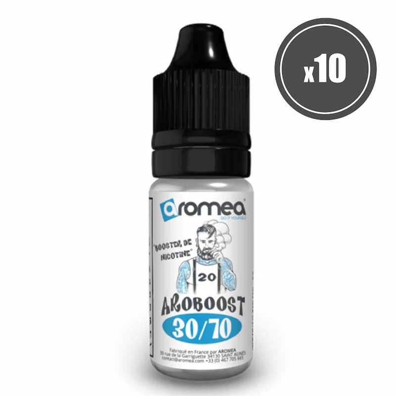 [boosters 30-70 boite de 10] Boosters de nicotine 30/70 - Aromea (En boite de 10pcs)