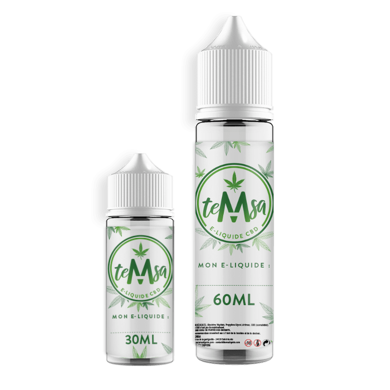 Flacon doseur CBD spécial e-liquide TEMSA (30 ml)