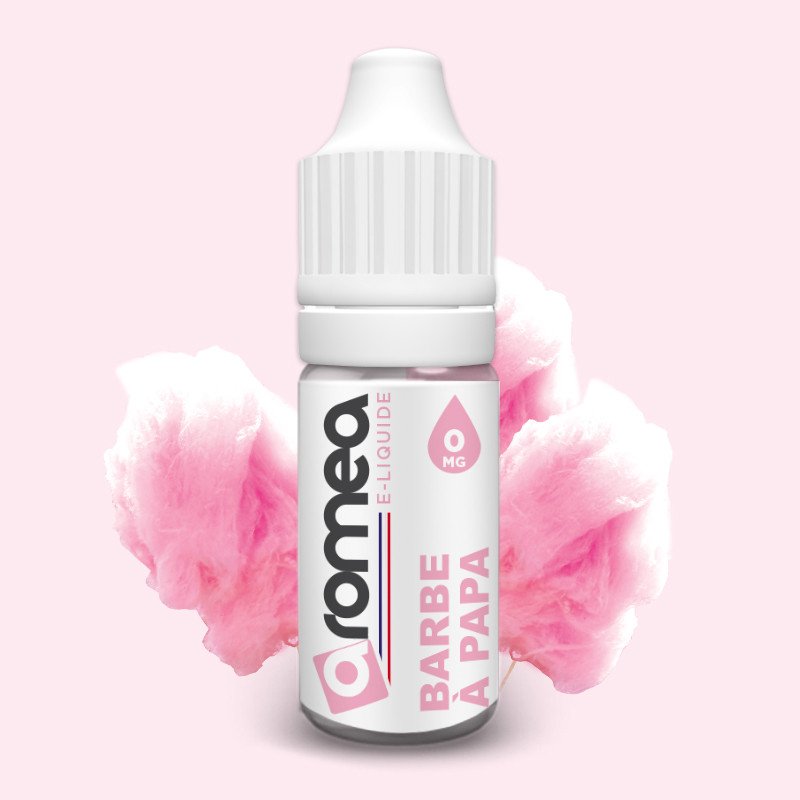 [E2G-40-01] E-liquide Barbe à papa 10ml - Aromea (0 mg)