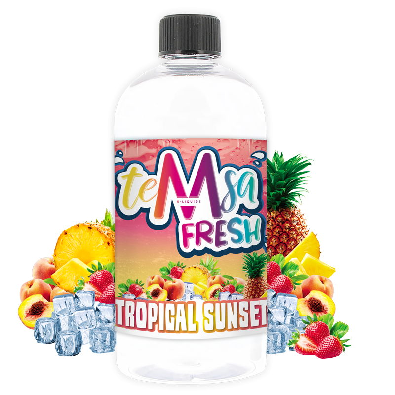 TEMSA le e-liquide Tropical sunset - 500ml