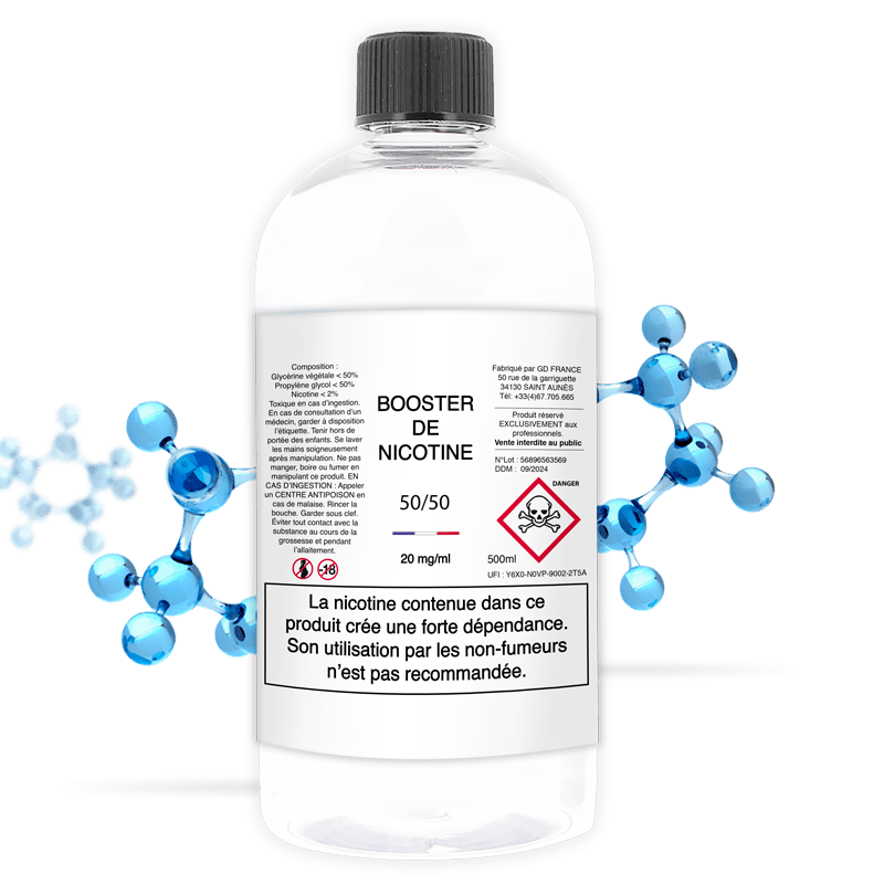 [CAISSE] Booster de nicotine 50/50 - 500ml